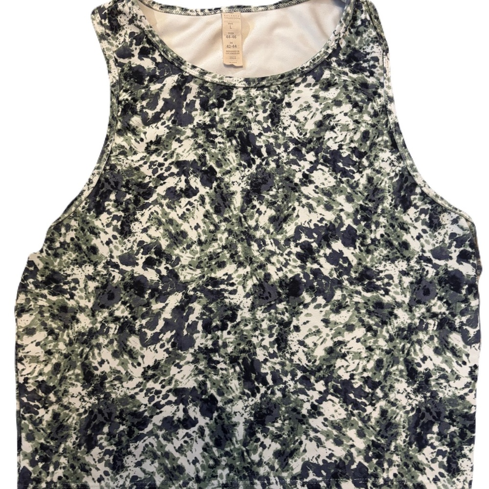 Athletic women’s gym top.